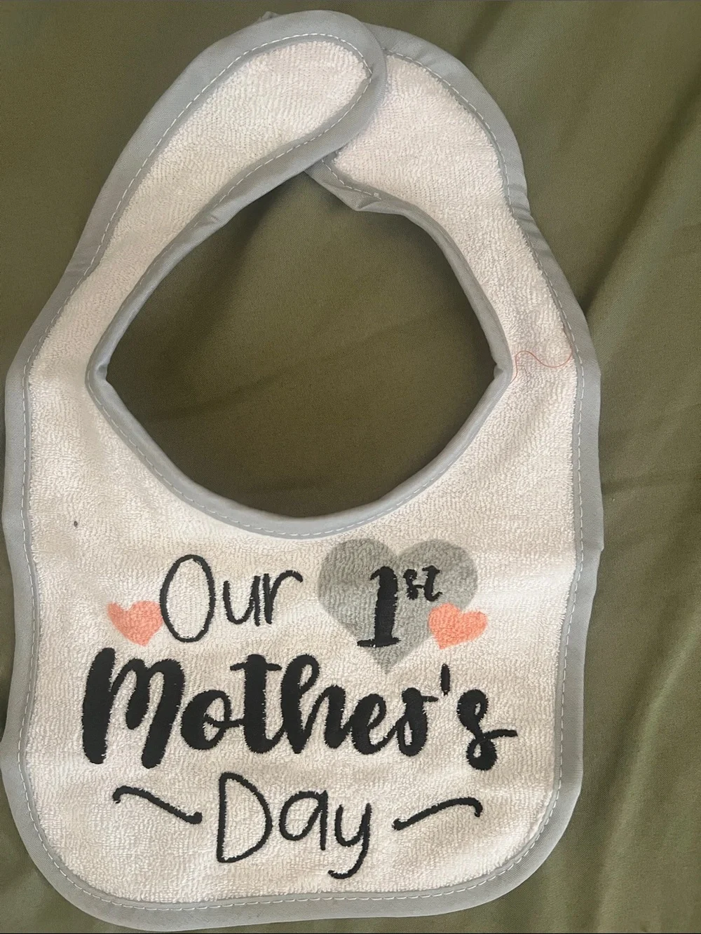 NWOT-Holiday Celebration Baby Bib Duo - Blue & White